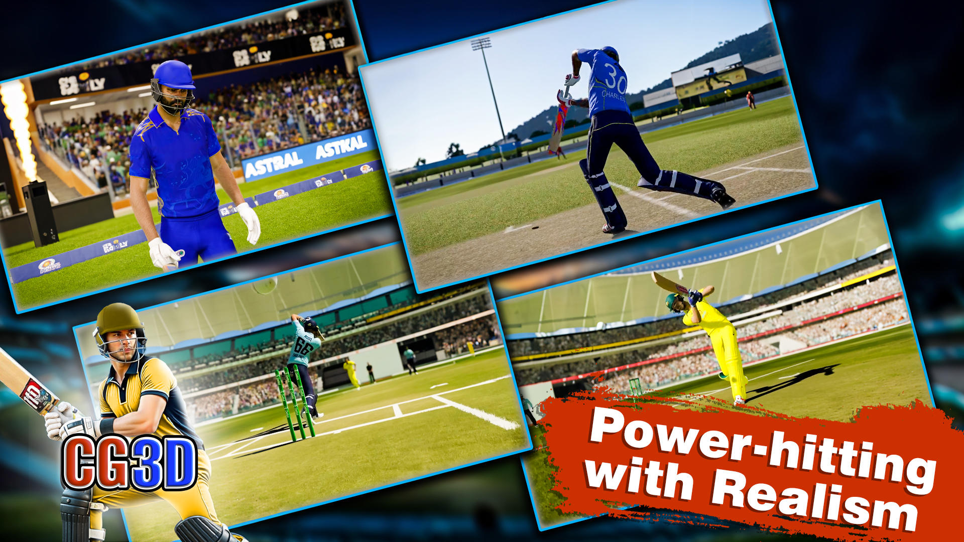 Cricket Game 3D: Bat Ball Game Game Screenshot