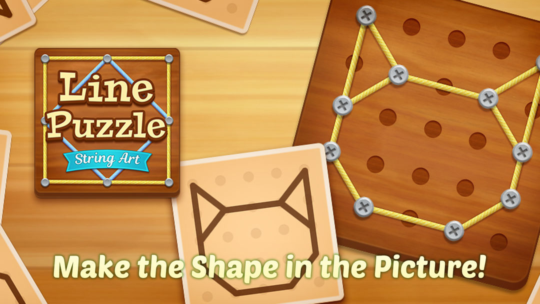 Line Puzzle: String Art 게임 스크린 샷
