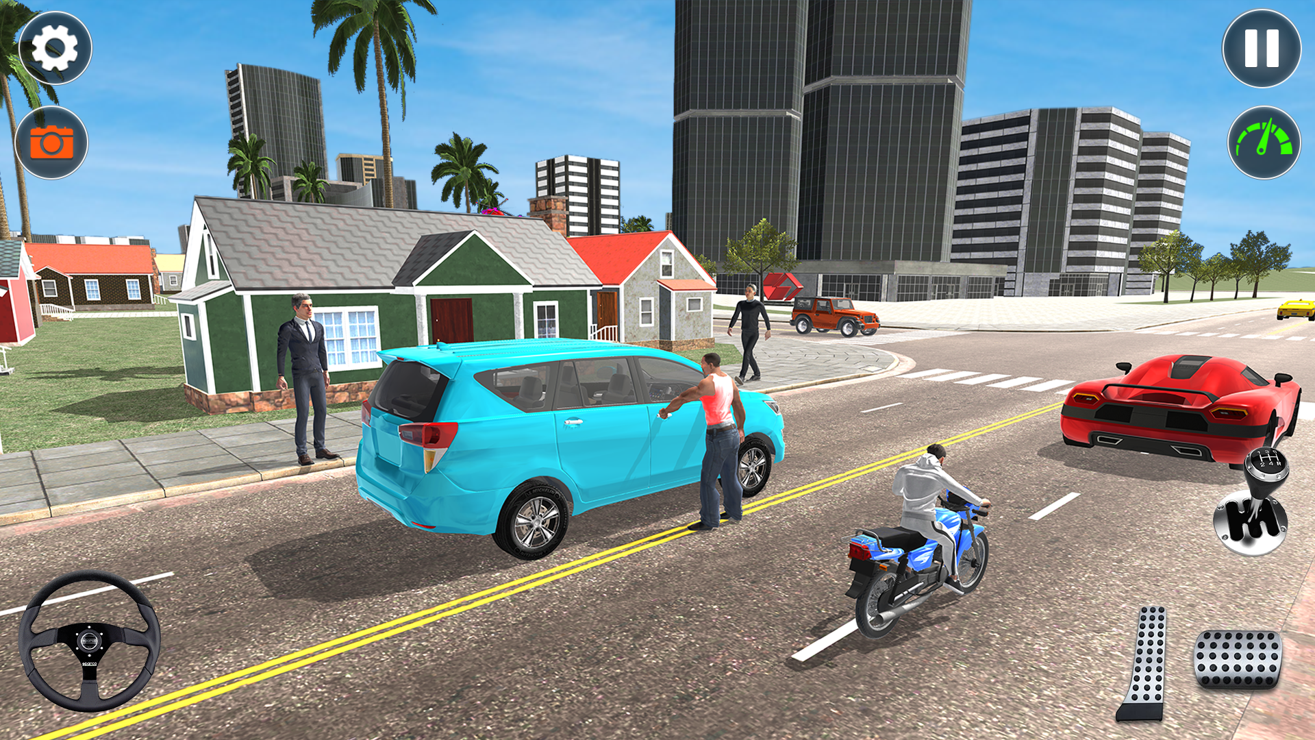 Screenshot 5 of Indian Car Simulator: Car Game 