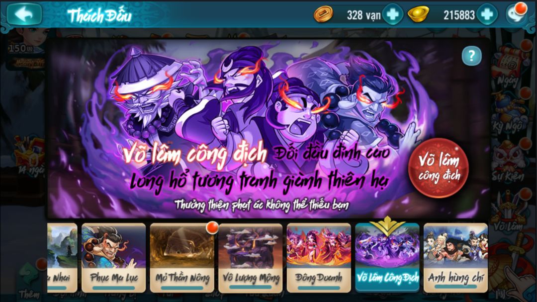 Screenshot of Tân Thiên Long Bát Bộ - Hiệp Khách Truyện
