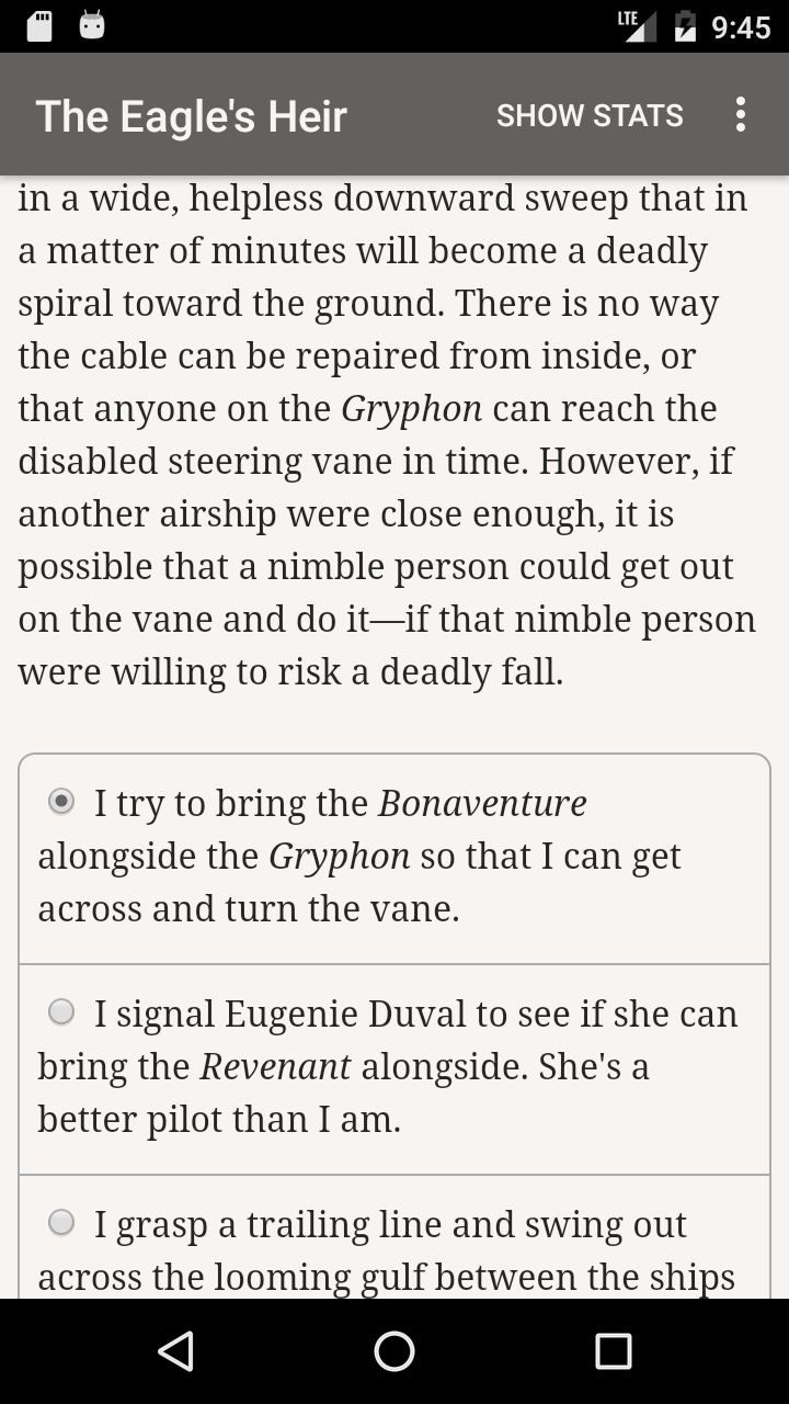 Cuplikan Layar Game The Eagle's Heir