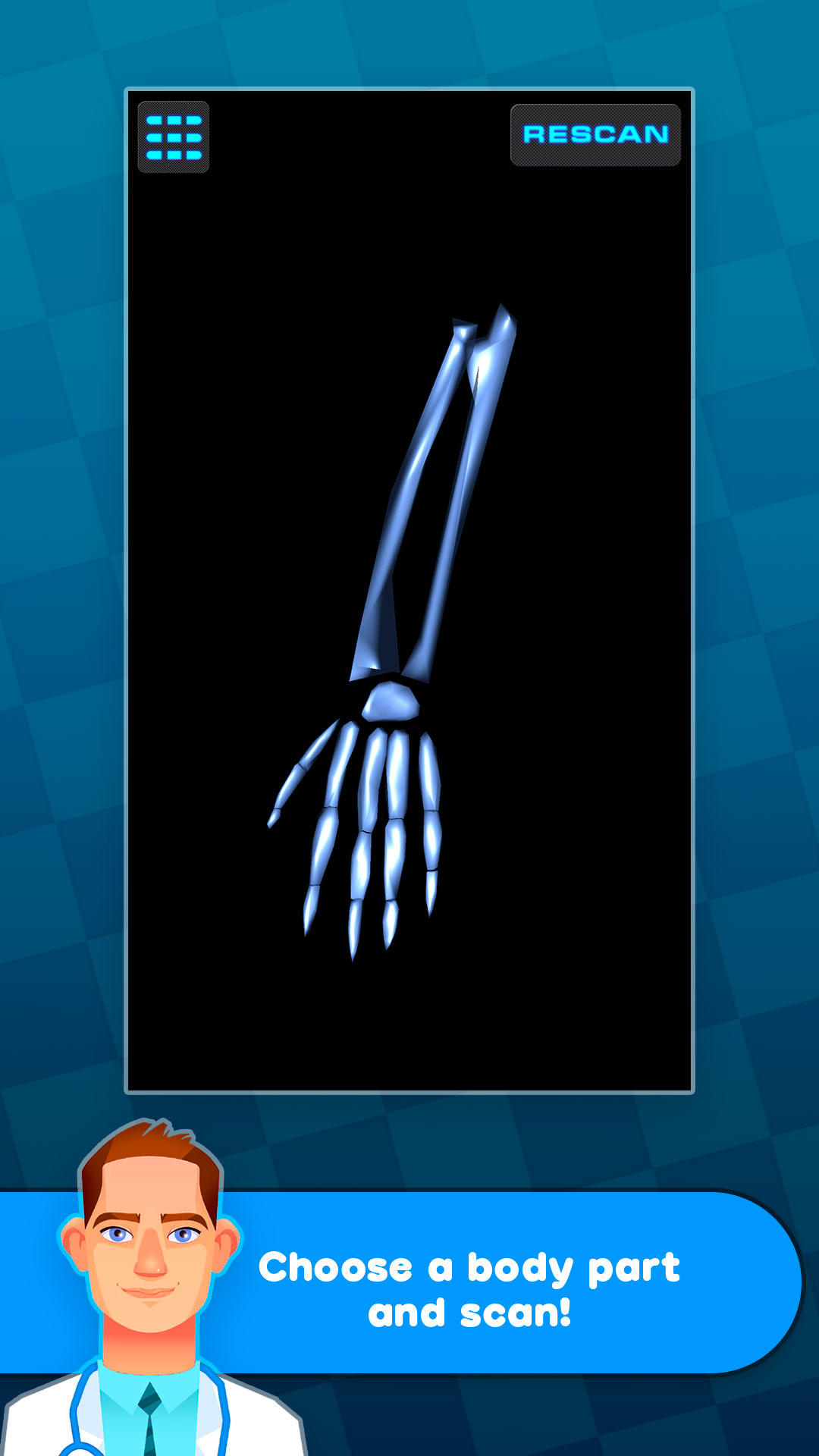 Dr. Simulator: Full Body X-Ray Game Screenshot
