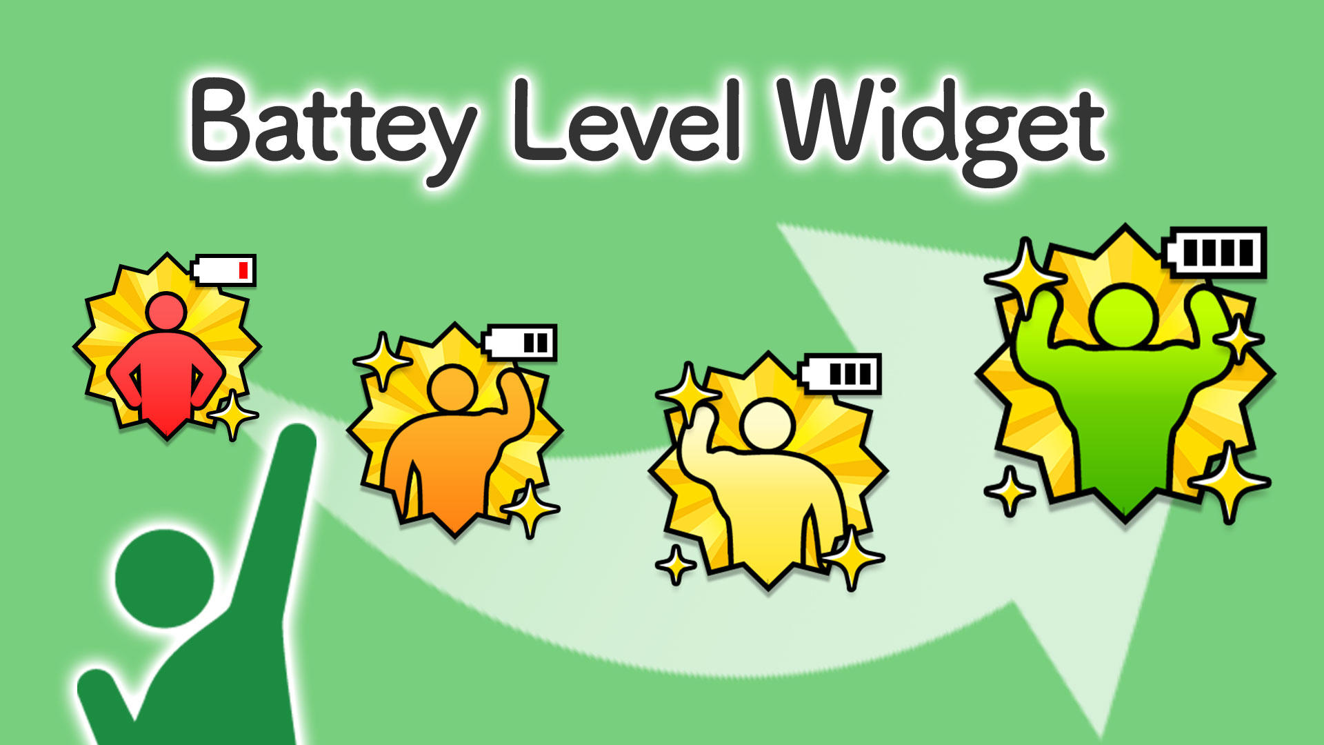 Battery Widget Mischief Game Screenshot