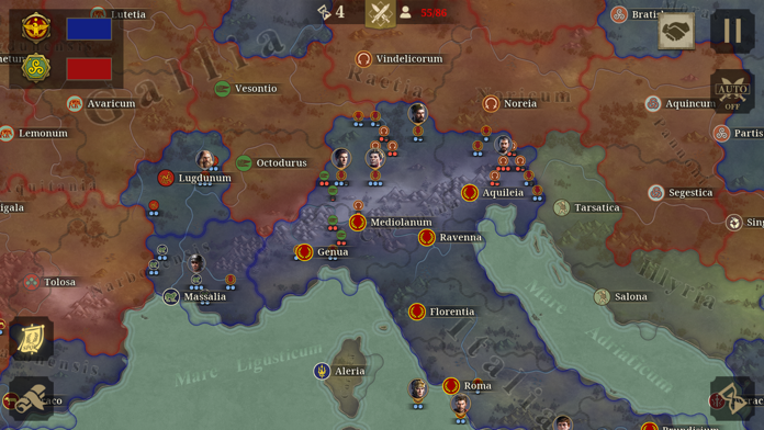 The Great Conqueror: Rome Game Screenshot