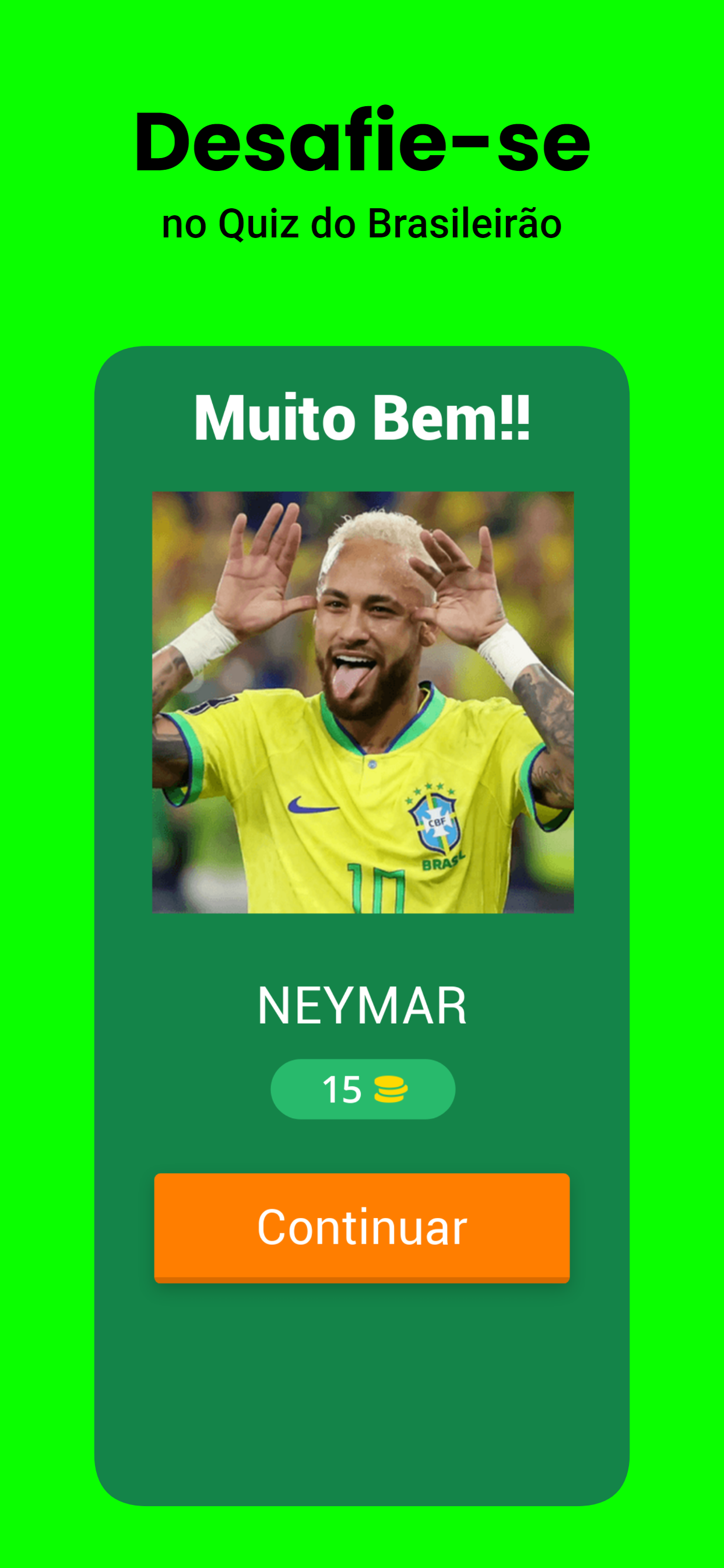Screenshot of Quiz de Futebol - Brasileirão