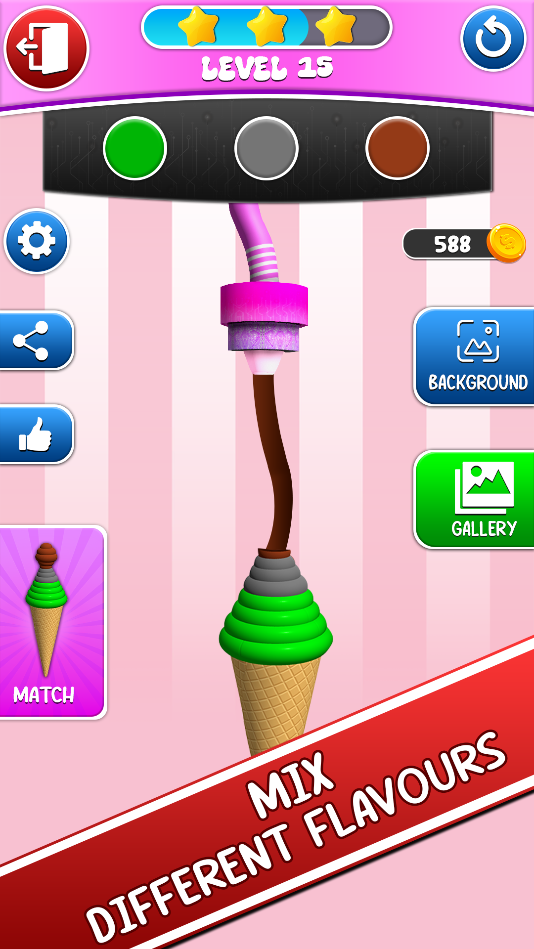 Ice Cream Cone Game -ASMR Game ภาพหน้าจอเกม