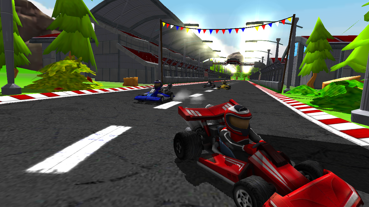 Go Kart Drive 3D Game Screenshot