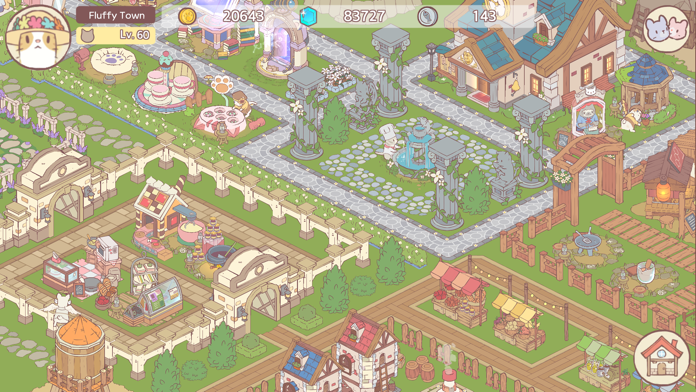 Cats & Soup: Fluffy Town Game Screenshot