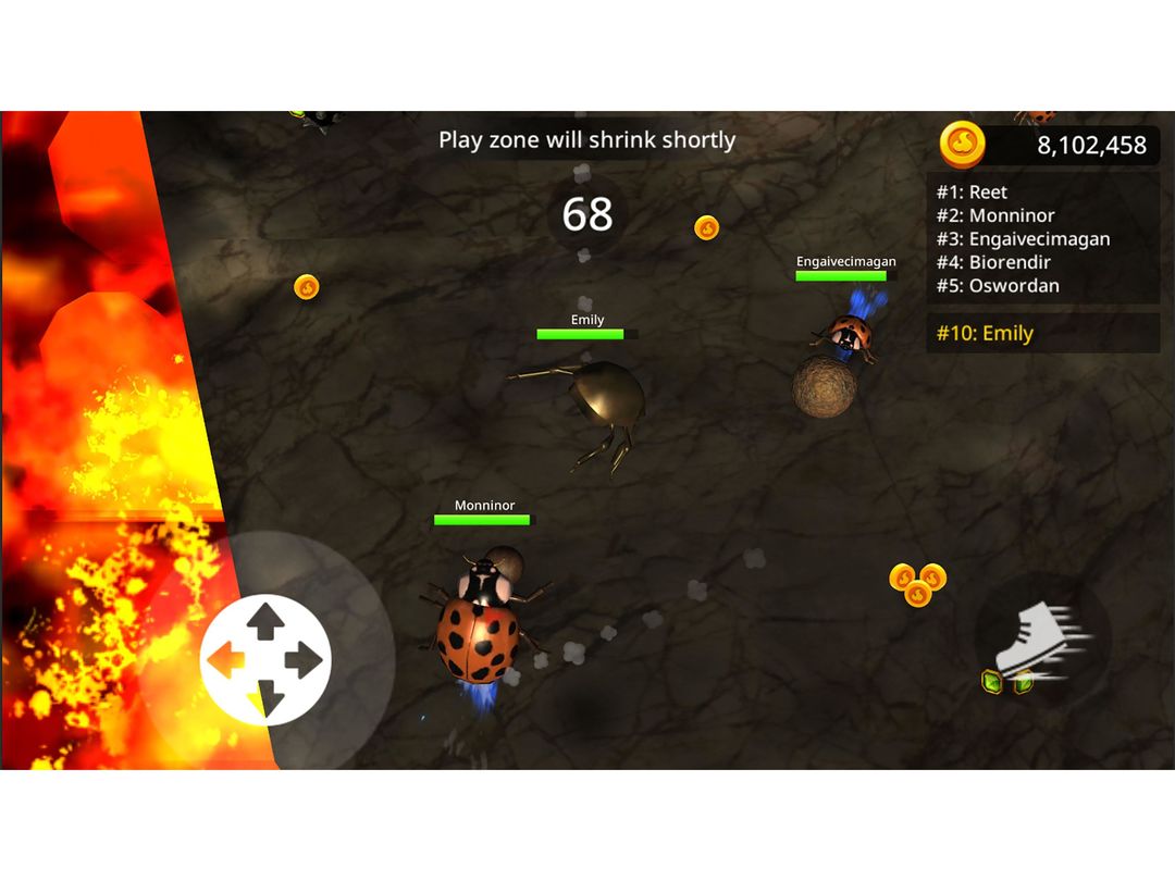 Screenshot of DUNG BEETLE .io - Multiplay Battle Royale