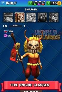 Cuplikan Layar Game World Of Wizards