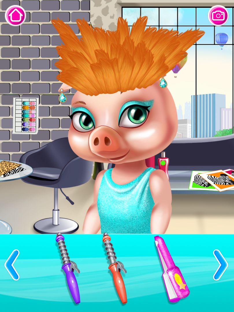 Screenshot of Beauty salon: hair salon