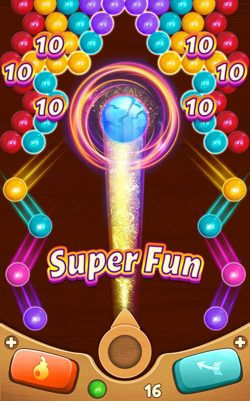 Wood Bubble Pop Game Screenshot