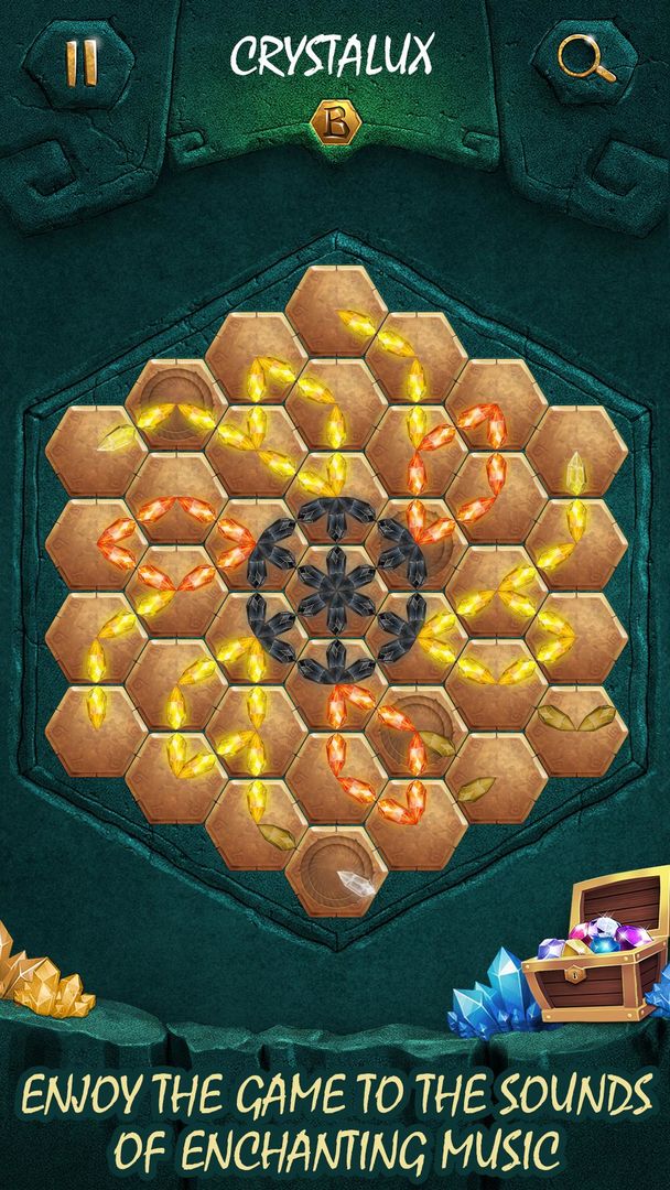 Screenshot of Crystalux: Zen Match Puzzle