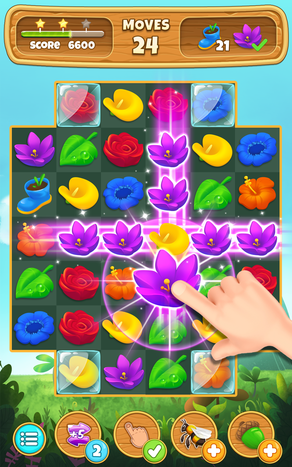 Blossom Heroes Game Screenshot