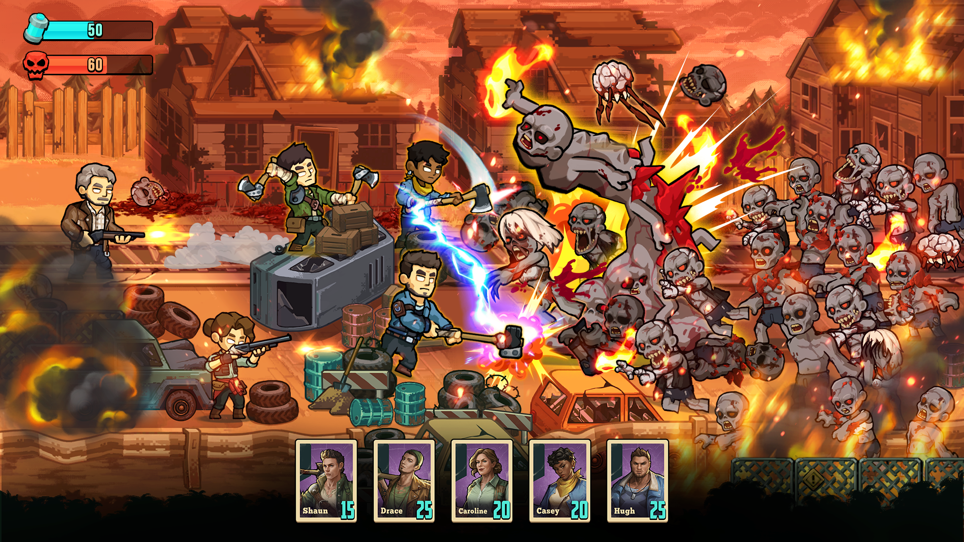 Screenshot of Zombie Warfare: The Death Path