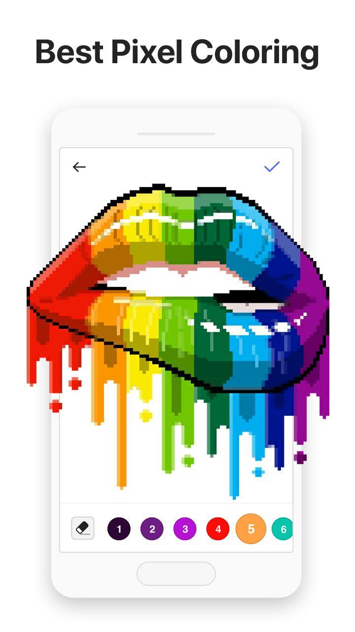 Screenshot 1 of Bixel - Paint by Number, Pixel Art 