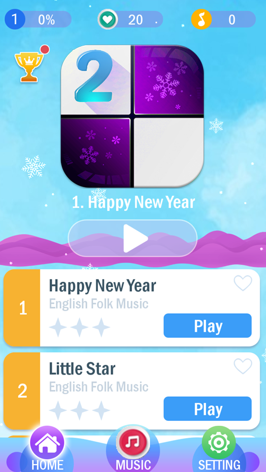 Screenshot 1 of Ubin Piano 2-Musik 2017 1.1.13