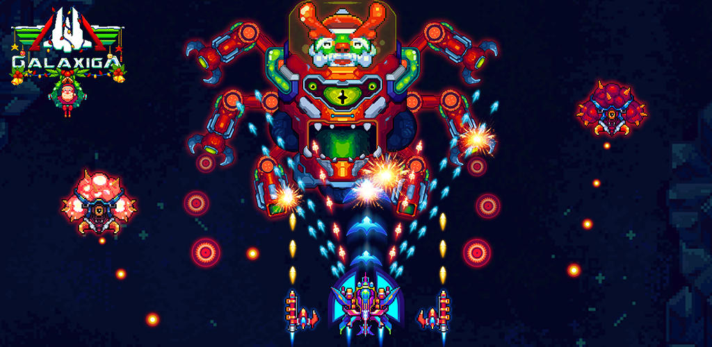 Banner of Galaxiga Arcade Shooting Game 