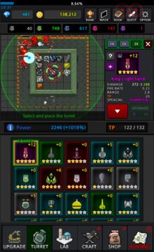 Grow Turret TD : Idle Clicker Game Screenshot