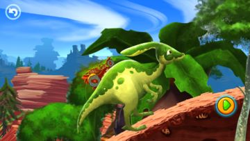 Prehistoric Run Racing Game Screenshot