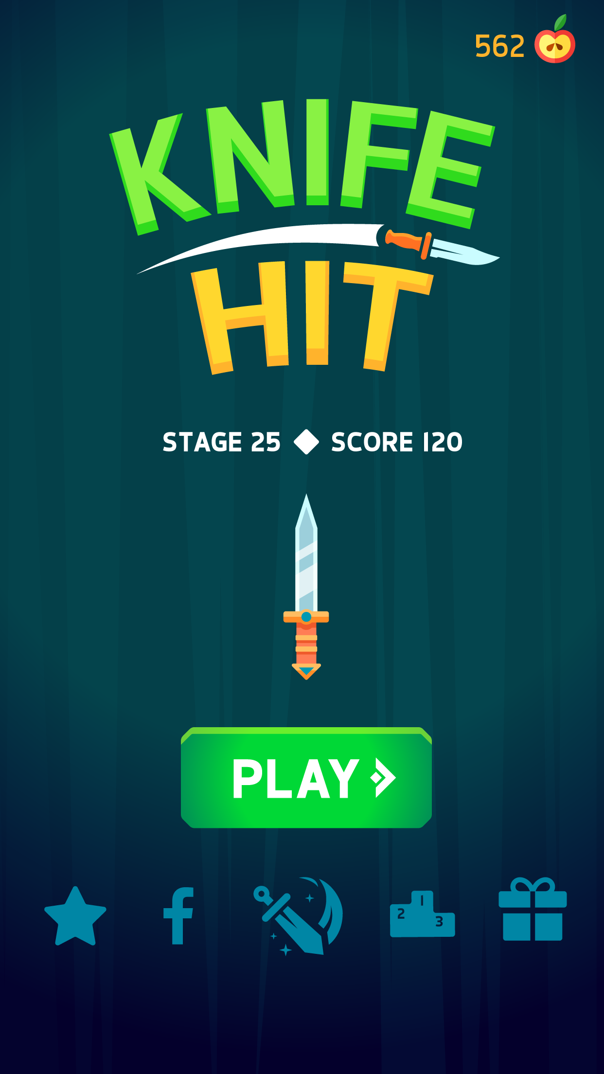 Knife Hit ภาพหน้าจอเกม