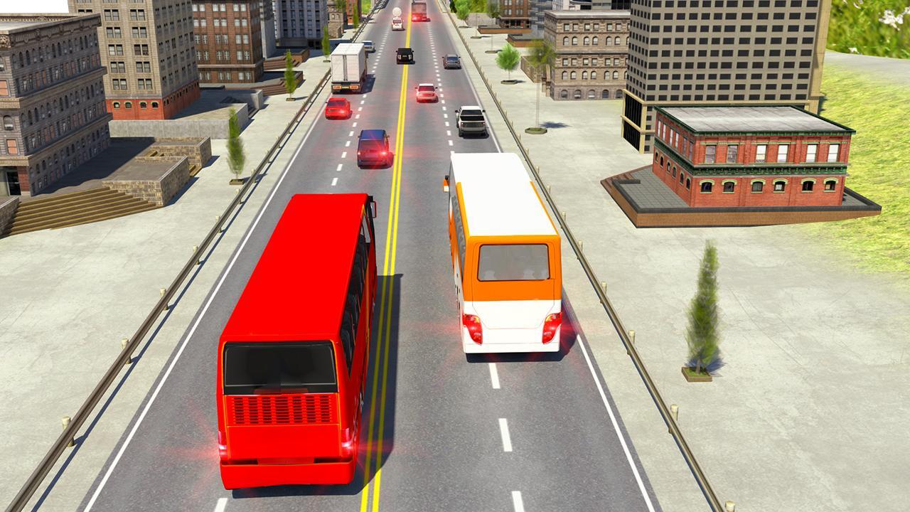 Racing in Bus ゲームのスクリーンショット