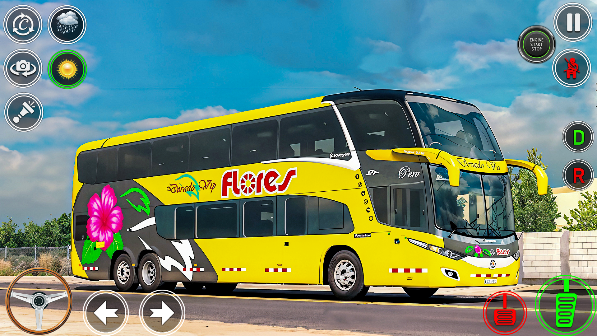 Offroad Bus Driving Simulator Game Screenshot