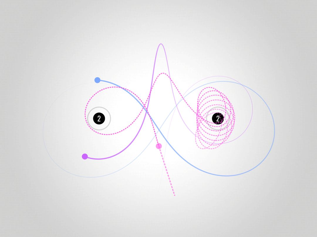 Screenshot of Orbit - Playing with Gravity
