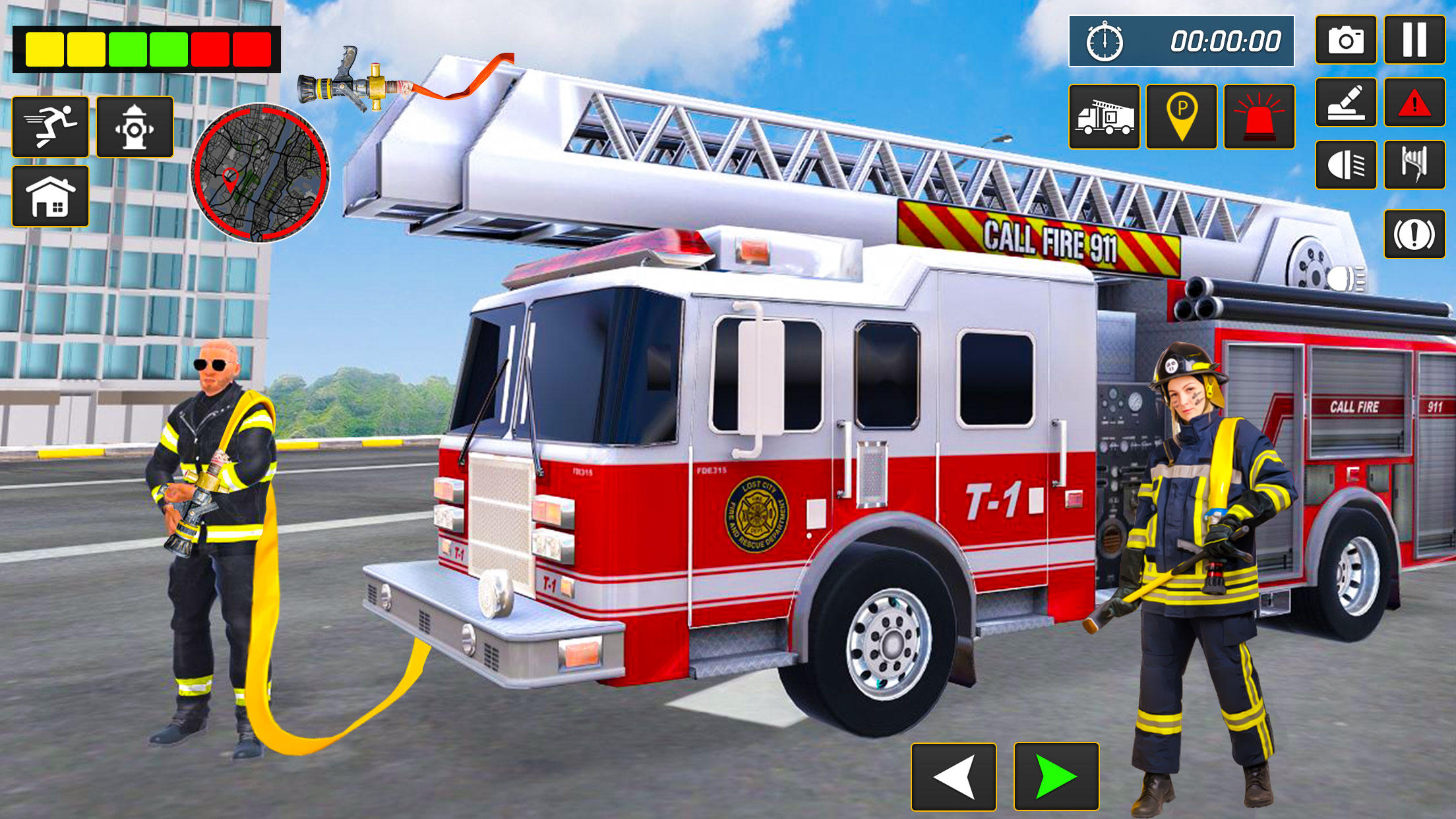 Игры Про Пожарных Грузовиков США 3D Мобильная Версия Андроид IOS.