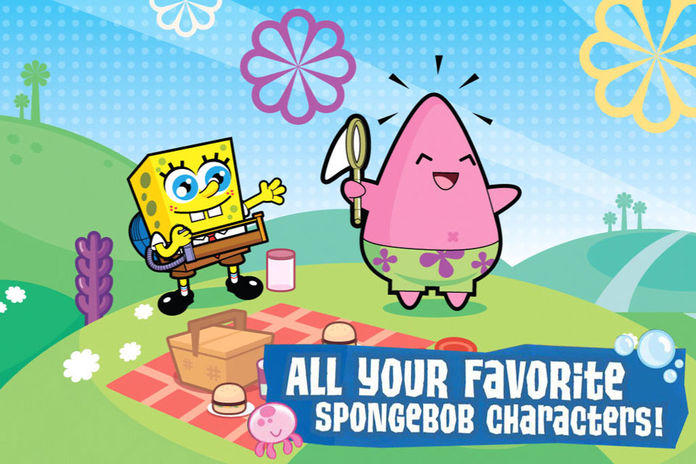 SpongeBob SquarePants Super Bouncy Fun Time 게임 스크린샷