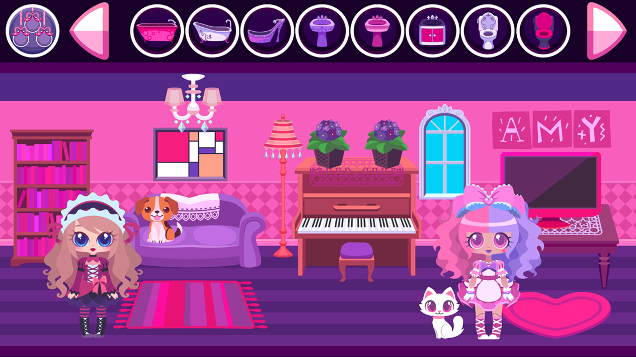 iDollhouse Game for Kids Game Screenshot