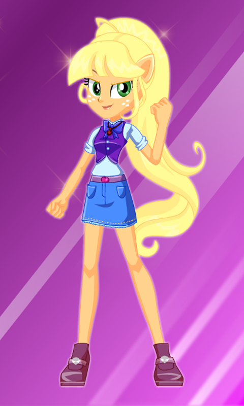 Dress up Applejack ゲームのスクリーンショット