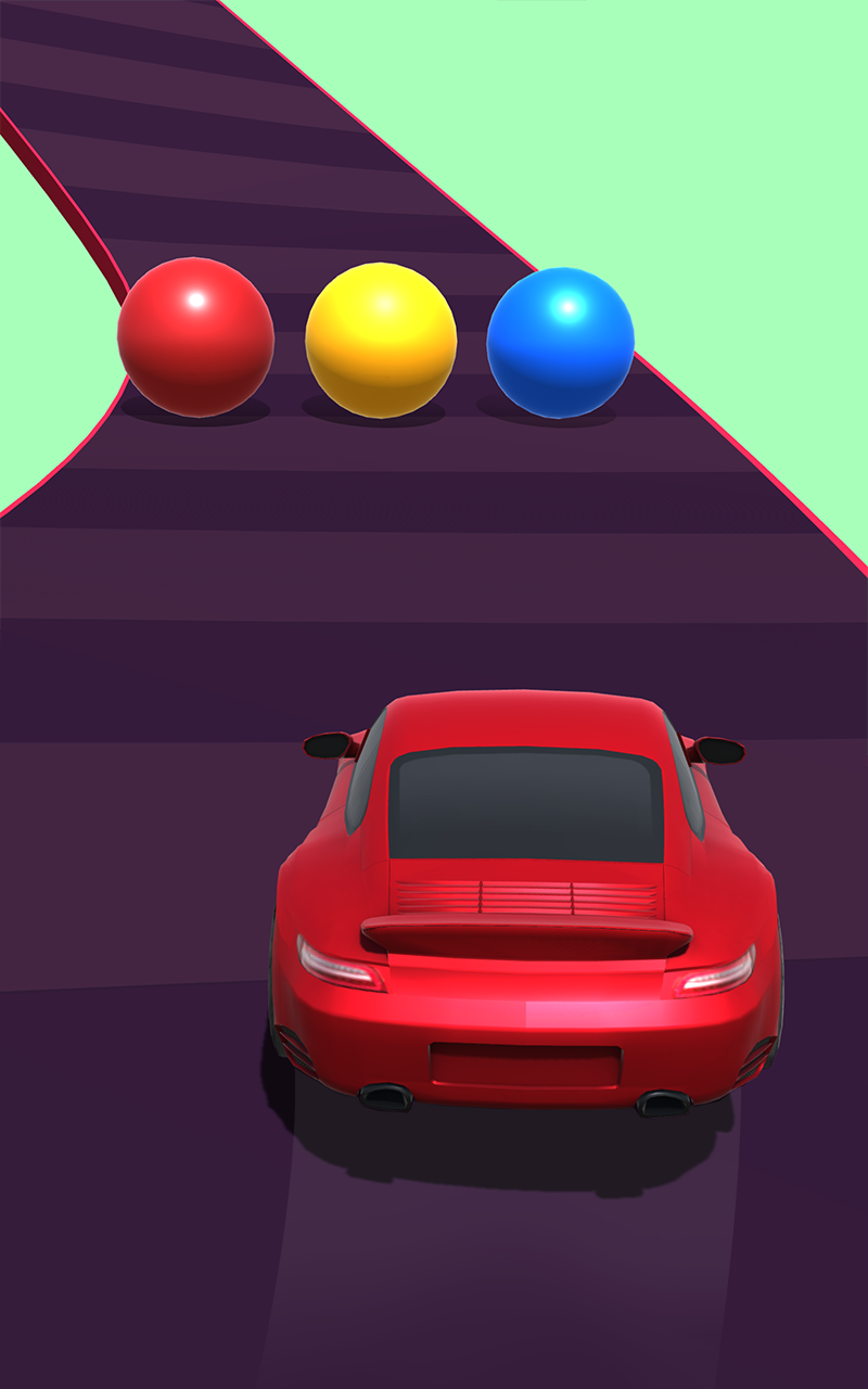 Screenshot of Color Cars Road Rush