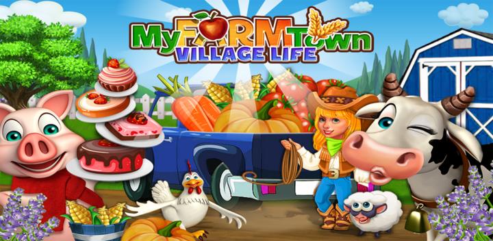 Banner of My Farm Town Village Life Top Farm Offline Game 