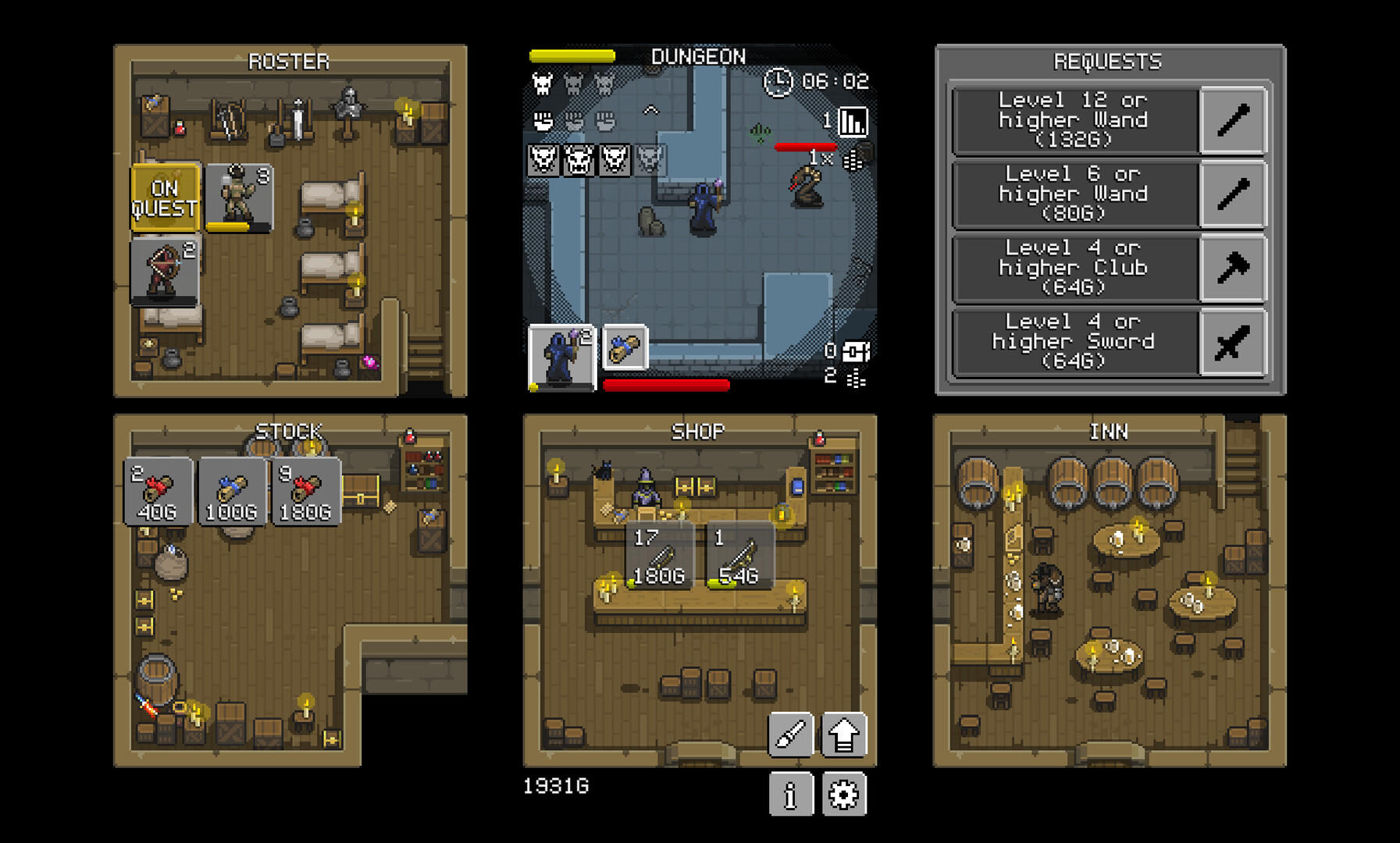 Screenshot of Dungeon Merchant