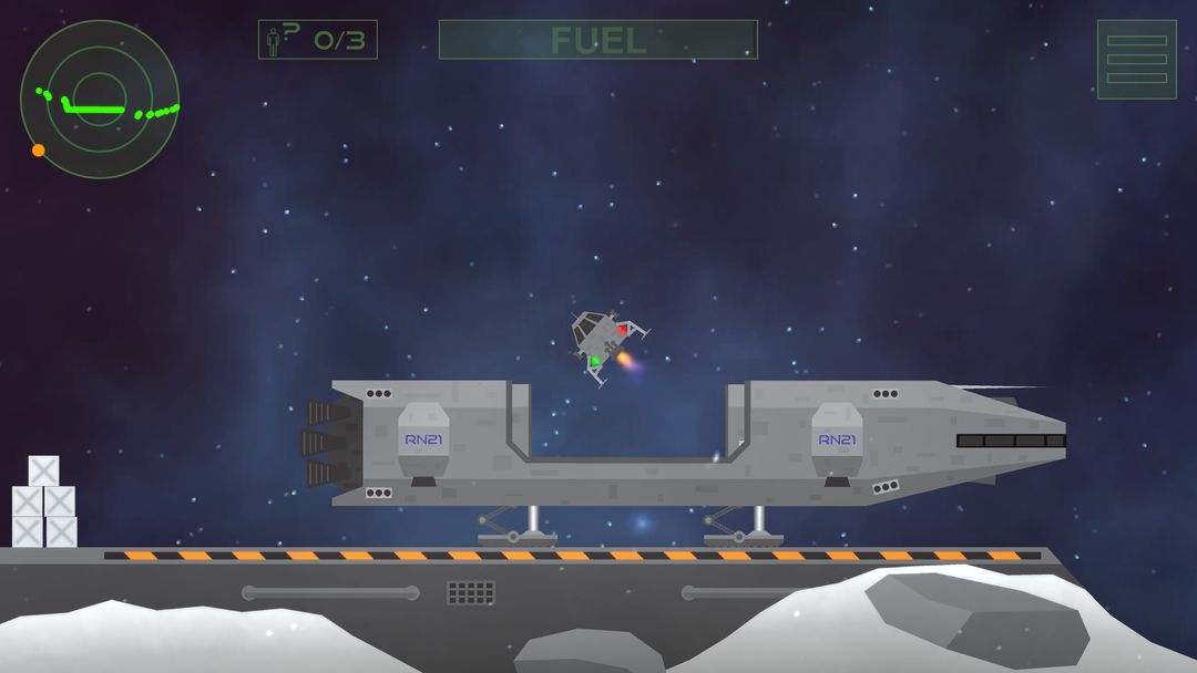 Lunar Rescue Mission: Spacefli 게임 스크린 샷