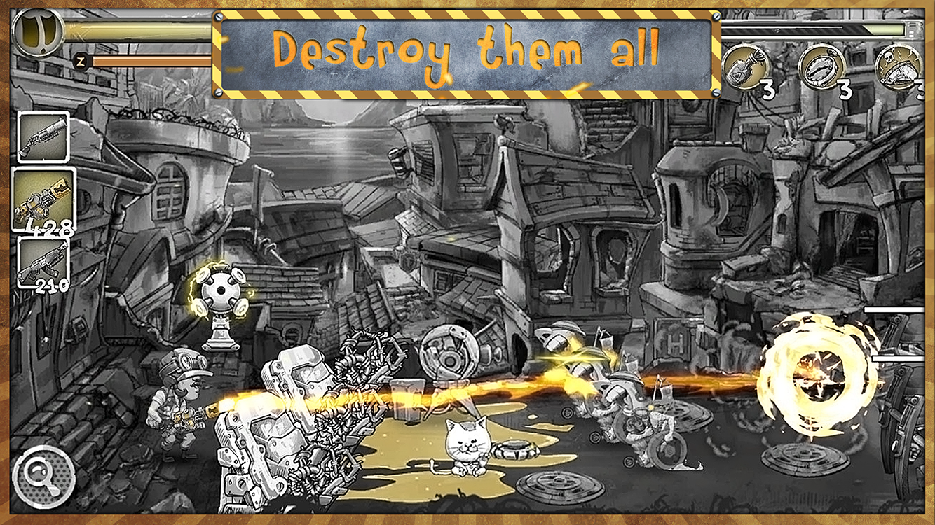 Metal Defender: Battle Of Fire Game Screenshot
