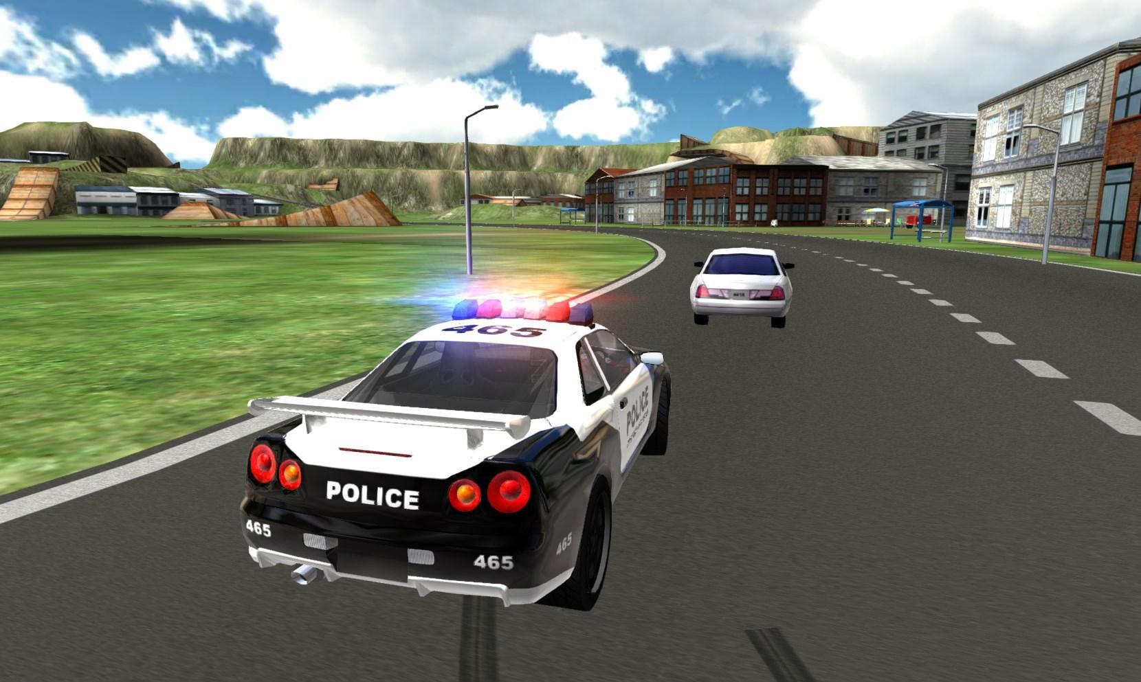 Captura de Tela do Jogo Police Super Car Driving