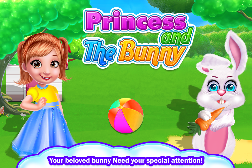 Princess and the Bunny 게임 스크린 샷