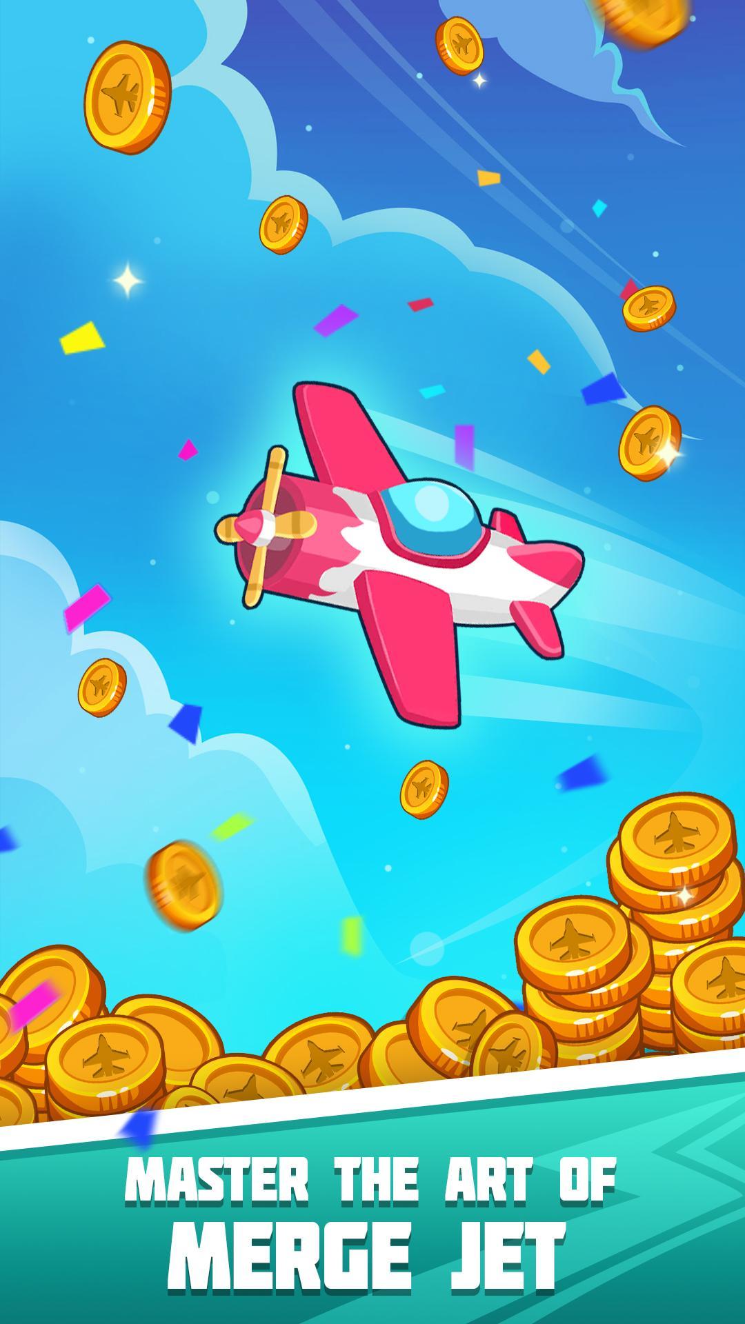 Merge All Jet: Game Merge Planes Idle Tycoon Game Screenshot