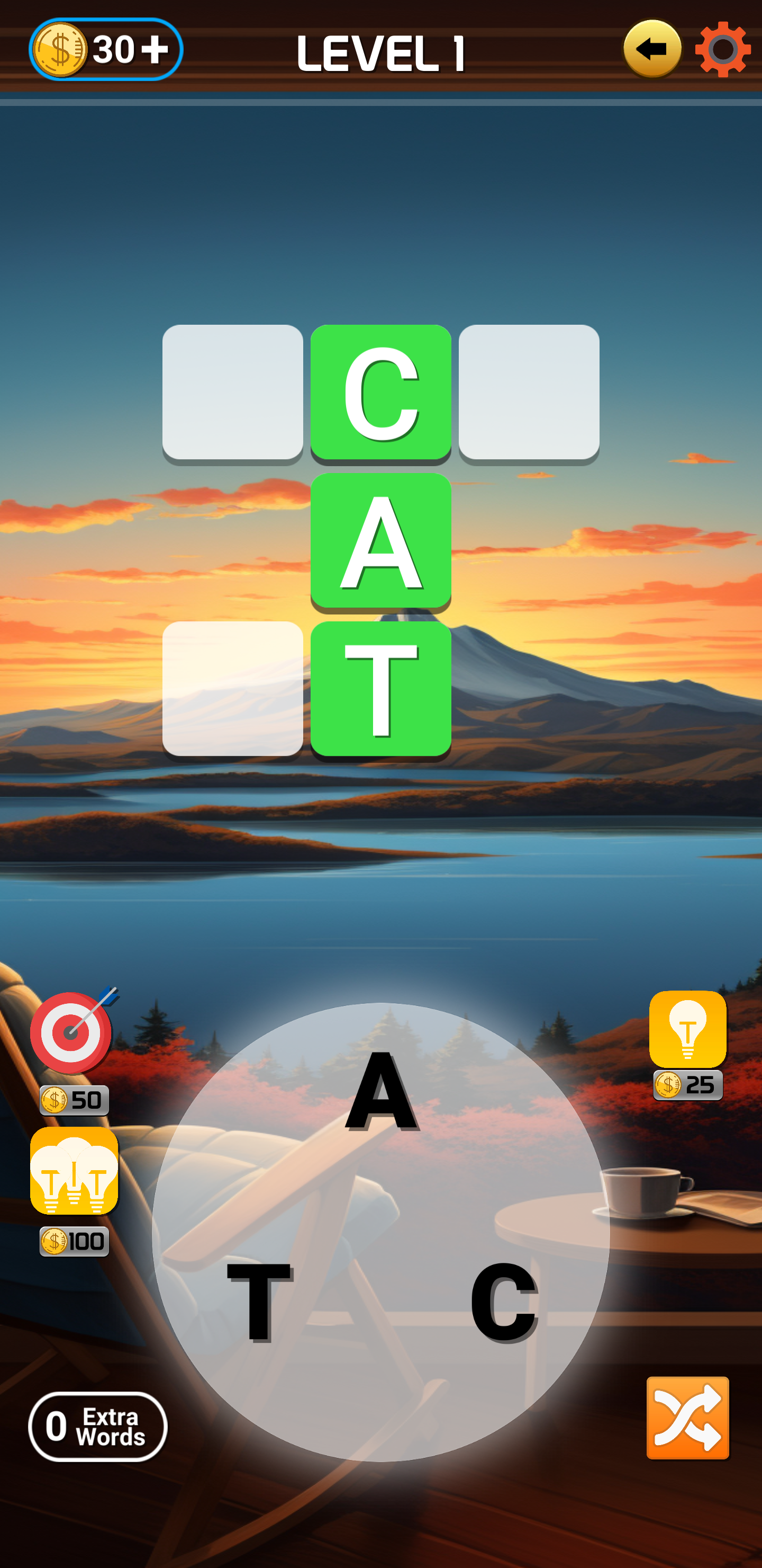 Word Hunter Game Screenshot