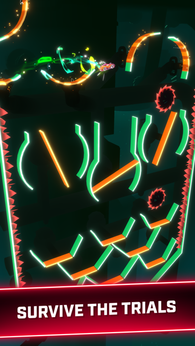 Cuplikan Layar Game Rider Worlds - Neon Bike Races