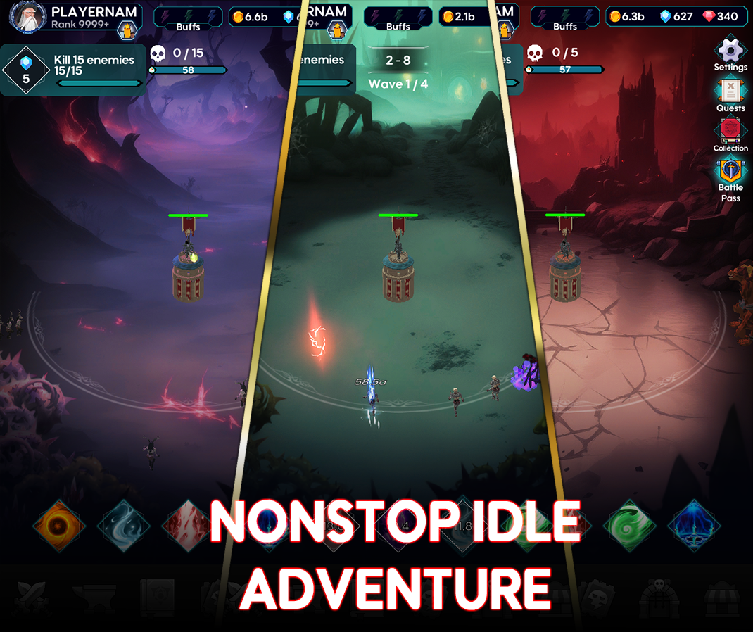 Screenshot of Voidmancer Adventure: Idle RPG