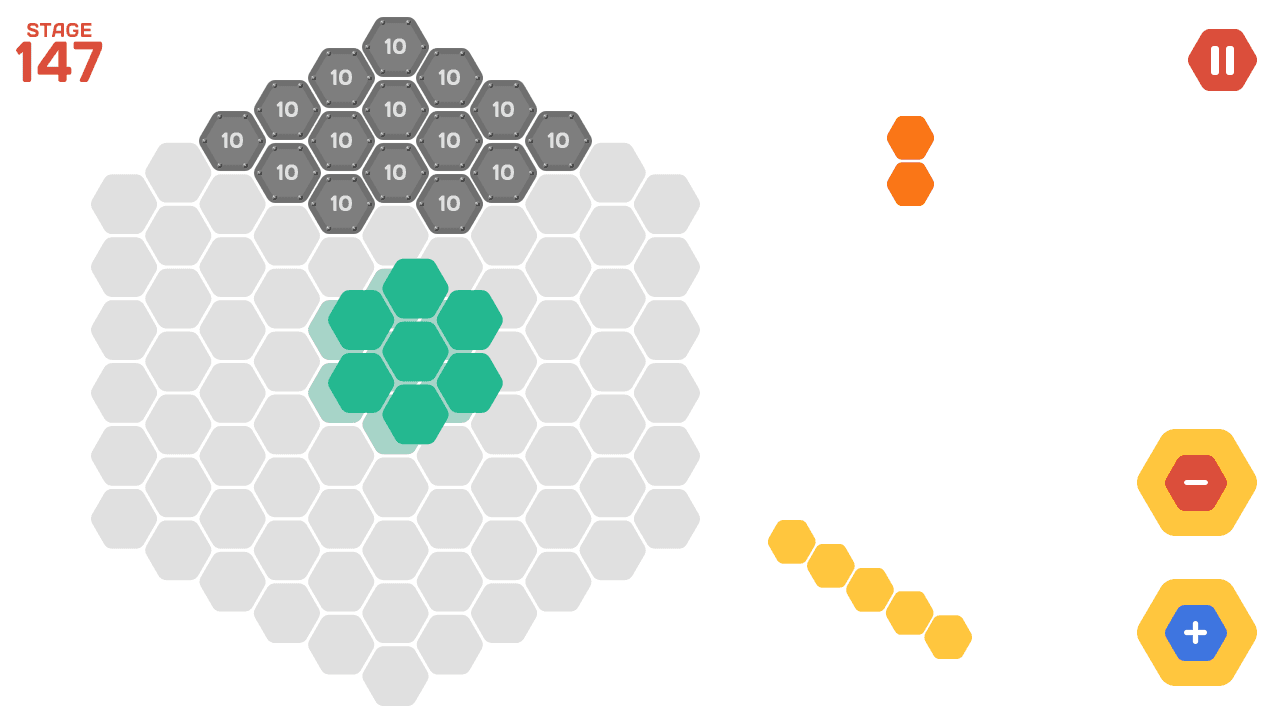 Hexa Block King Game Screenshot