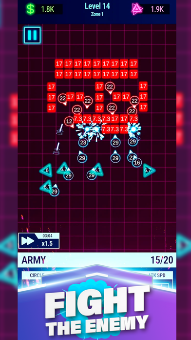 The Pulsar Idle Strategy Game Game Screenshot
