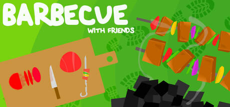 Banner of Barbecue with friends 