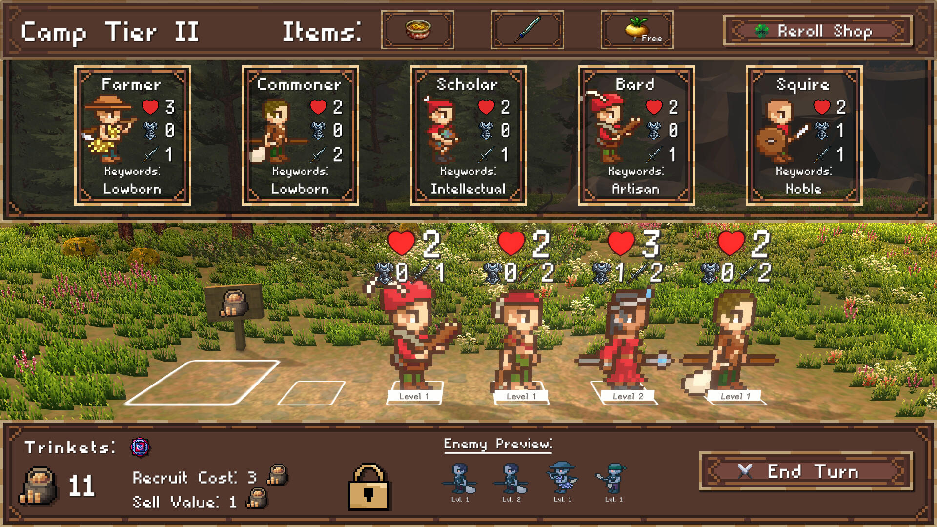 Screenshot 1 of Trono do Espelho: Batalha Automática 