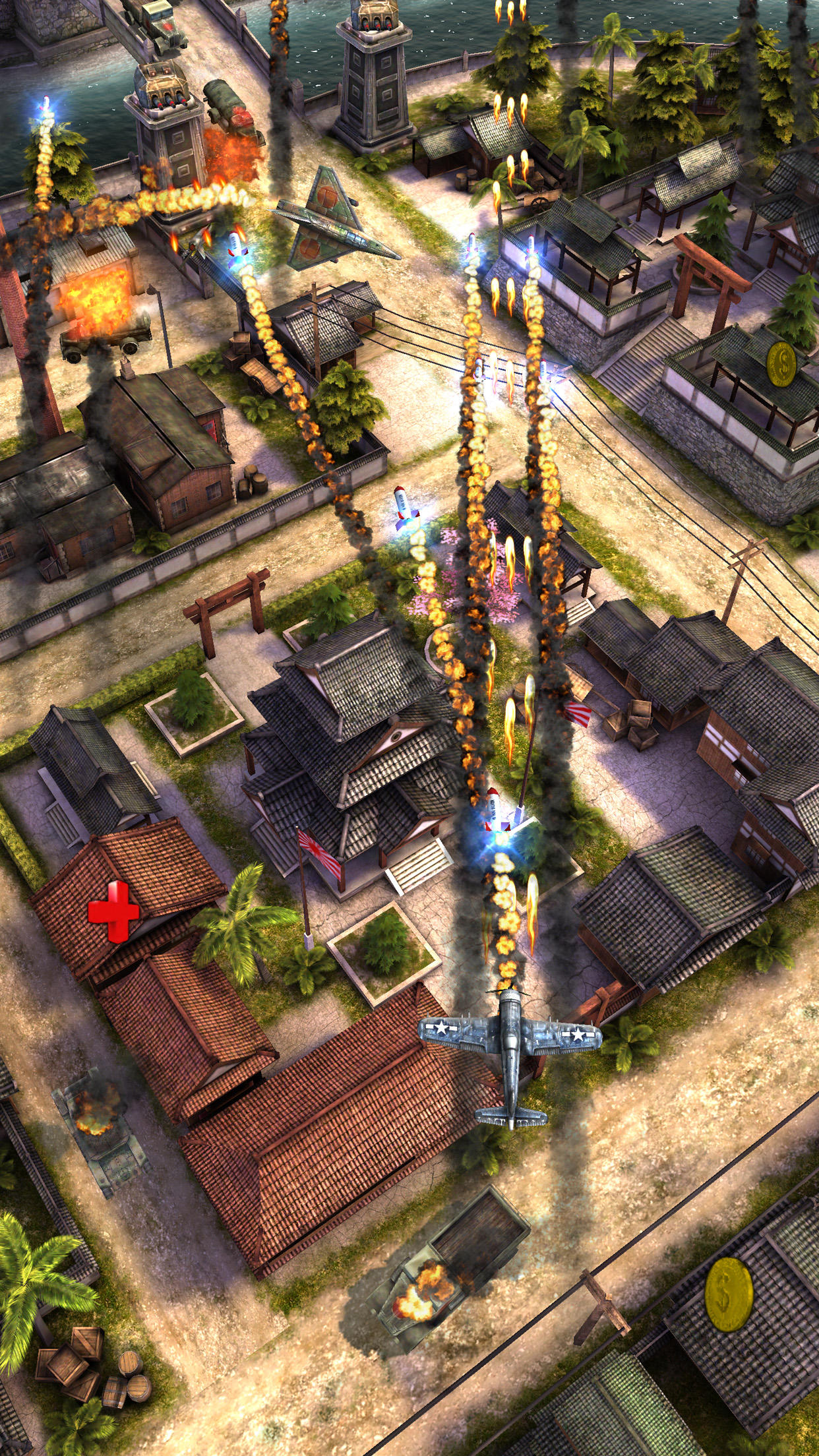 Captura de Tela do Jogo AirAttack 2: WW2 Plane Shooter