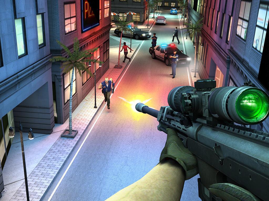 Grand Miami Sniper Gang 3D Game Screenshot