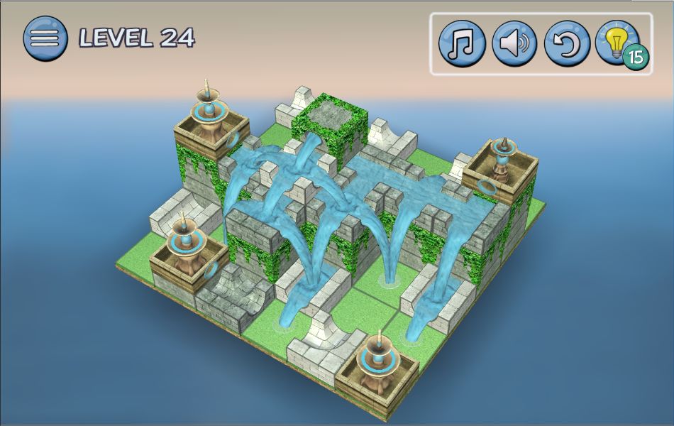 Screenshot of Flow Water Fountain 3D Puzzle